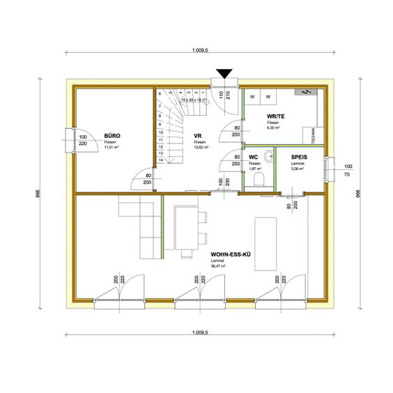 Massiv-Fertighaus, 138 m² | MFH aus NÖ