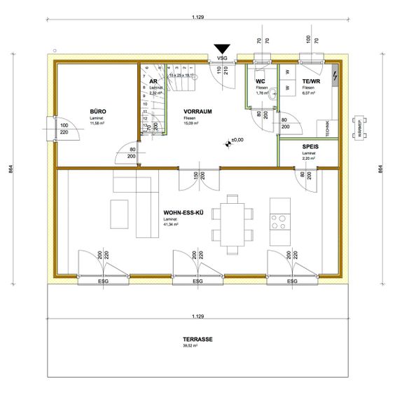 Massiv-Fertighaus, 155 m² | MFH aus NÖ